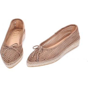 Mocasines de mujer KANNA 25KV25035 CUOIO