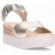 Sandalias para mujer PEPE SAENZ PS11440 PLATINO