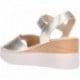 Sandalias para mujer PEPE SAENZ PS11440 PLATINO