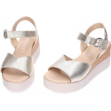 Sandalias para mujer PEPE SAENZ PS11440 PLATINO
