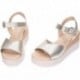 Sandalias para mujer PEPE SAENZ PS11440 PLATINO