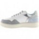 Deportiva para mujer Victoria 1258263 Madrid Glitter CELESTE