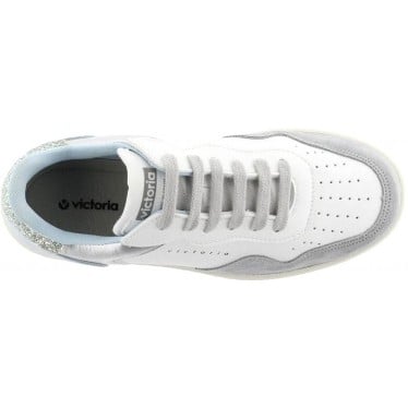 Deportiva para mujer Victoria 1258263 Madrid Glitter CELESTE