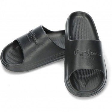 CHANCLA PEPE JEANS BEACH SLIDE PMS70159 NEGRO