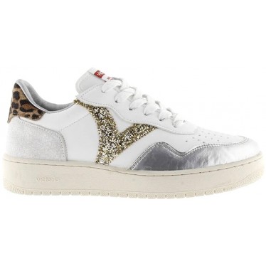 Deportiva para mujer Victoria 1258265 Madrid Metalizado PLATA
