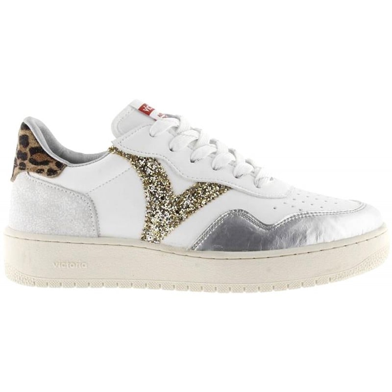 Deportiva para mujer Victoria 1258265 Madrid Metalizado PLATA