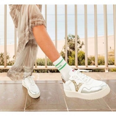 Deportiva para mujer Victoria 1258265 Madrid Metalizado PLATA