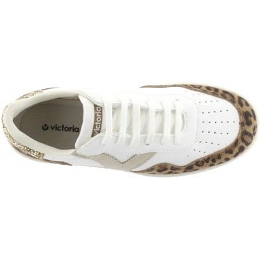 Deportiva para mujer Victoria 1258266 Madrid Serraje LEOPARDO