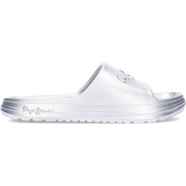 Chanclas PEPE JEANS Beach Slidemet PLS70165 SILVER