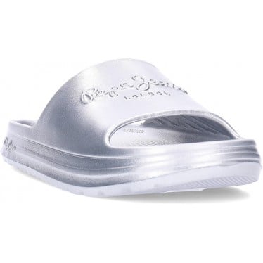 Chanclas PEPE JEANS Beach Slidemet PLS70165 SILVER