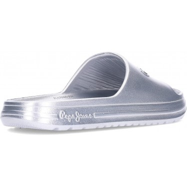 Chanclas PEPE JEANS Beach Slidemet PLS70165 SILVER