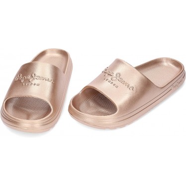 Chanclas PEPE JEANS Beach Slidemet PLS70165 GOLD