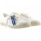 Deportiva para mujer Victoria 1661103 Inglesa Lona BLANCO