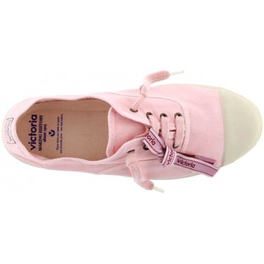 Deportiva para mujer Victoria 1661103 Inglesa Lona ROSA