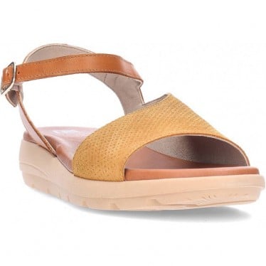 Sandalias para mujer FLUCHOS Gandia D9464 CAMEL_CUERO