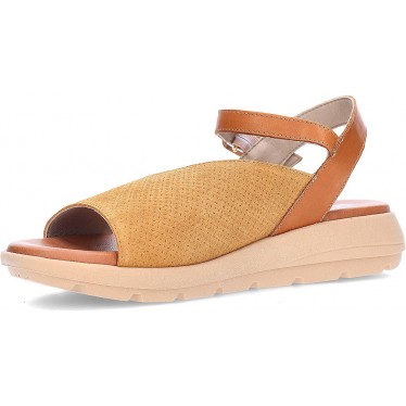Sandalias para mujer FLUCHOS Gandia D9464 CAMEL_CUERO