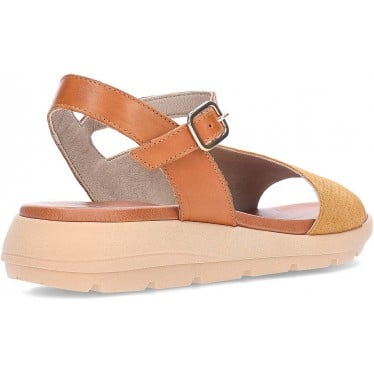 Sandalias para mujer FLUCHOS Gandia D9464 CAMEL_CUERO