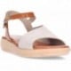 Sandalias para mujer FLUCHOS Gandia D9464 PORCELANA_CUERO