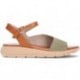 Sandalias para mujer FLUCHOS Gandia D9464 KAKI_CUERO