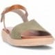 Sandalias para mujer FLUCHOS Gandia D9464 KAKI_CUERO