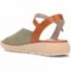 Sandalias para mujer FLUCHOS Gandia D9464 KAKI_CUERO