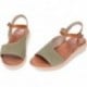 Sandalias para mujer FLUCHOS Gandia D9464 KAKI_CUERO
