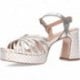 Sandalias de tacón PEDRO MIRALLES 17184 PLATINO
