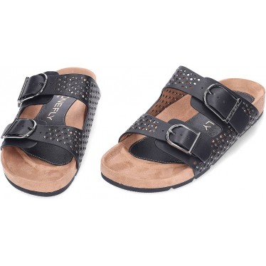 Sandalias con hebillas STONEFLY Sibil 222708 BLACK
