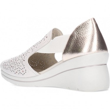 Sandalia de piel 24 HRS Relax 26453 CREMA