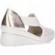 Sandalia de piel 24 HRS Relax 26453 CREMA