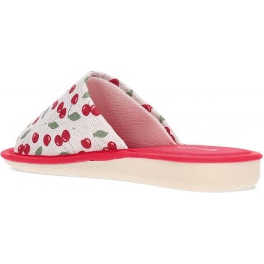 Pantufla para mujer GARZON Cerezas P400 ROJO
