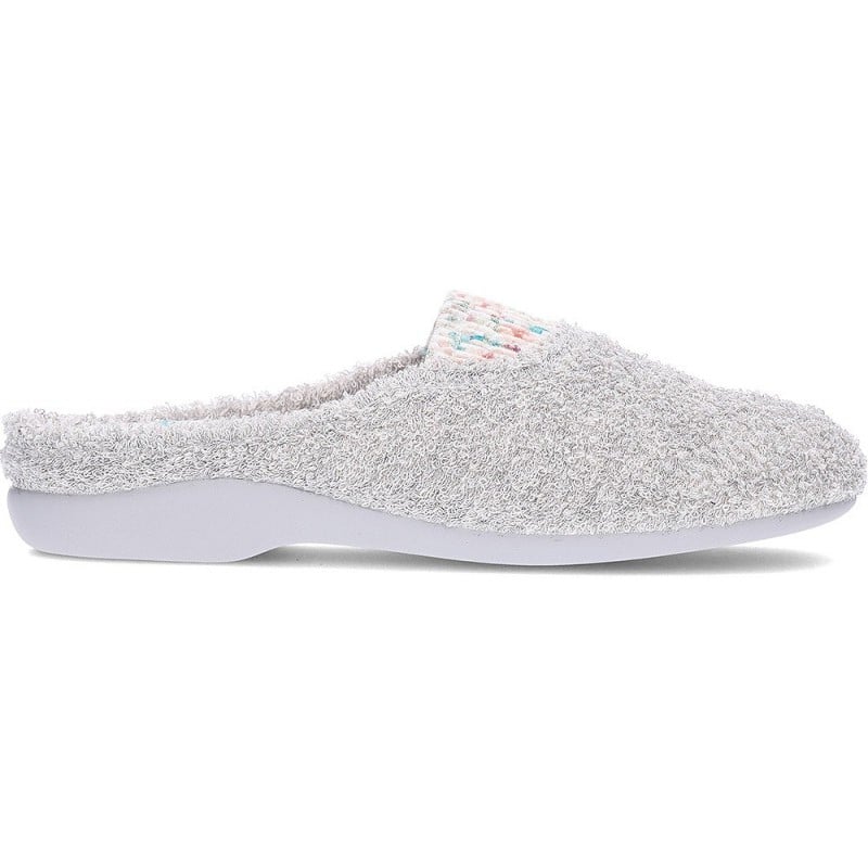 Pantuflas de mujer GARZON Rizo 7293130 GRIS_PERLA
