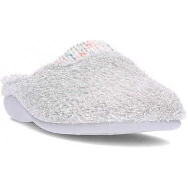 Pantuflas de mujer GARZON Rizo 7293130 GRIS_PERLA