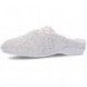 Pantuflas de mujer GARZON Rizo 7293130 GRIS_PERLA