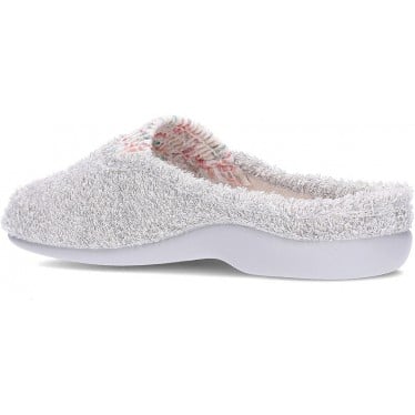 Pantuflas de mujer GARZON Rizo 7293130 GRIS_PERLA