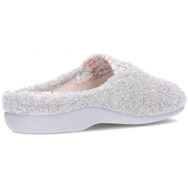 Pantuflas de mujer GARZON Rizo 7293130 GRIS_PERLA