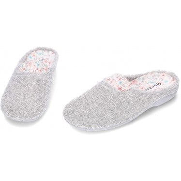Pantuflas de mujer GARZON Rizo 7293130 GRIS_PERLA
