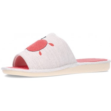 Pantuflas para mujer GARZON Laguna P413 GRIS_PERLA