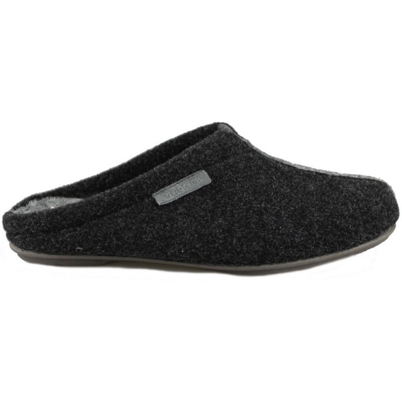 ZAPATILLAS DE CASA VULLADI COMODO NEGRO
