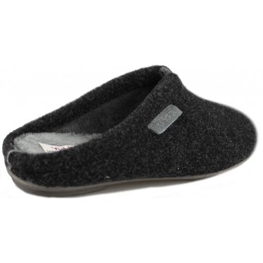 ZAPATILLAS DE CASA VULLADI COMODO NEGRO