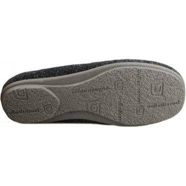 ZAPATILLAS DE CASA VULLADI COMODO NEGRO