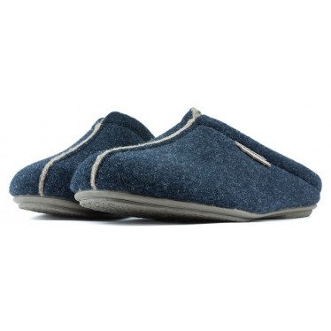ZAPATILLAS DE CASA VULLADI COMODO AZUL_MARINO
