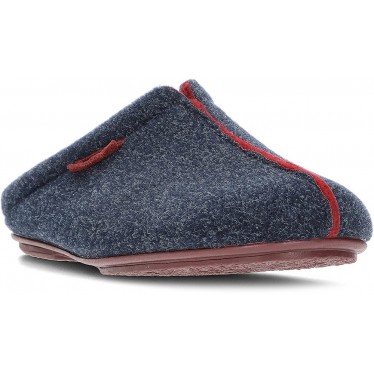 ZAPATILLAS DE CASA VULLADI COMODO MARINO_BURDEOS
