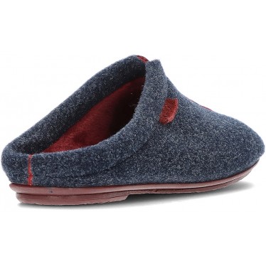 ZAPATILLAS DE CASA VULLADI COMODO MARINO_BURDEOS