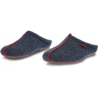 ZAPATILLAS DE CASA VULLADI COMODO MARINO_BURDEOS