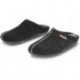ZAPATILLAS DE CASA VULLADI COMODO NEGRO_CENIZA
