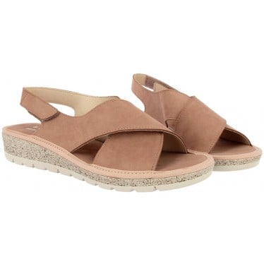 Sandalias para mujer Doctor Cutillas 35410 Tiras cruzadas NUDE