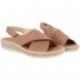 Sandalias para mujer Doctor Cutillas 35410 Tiras cruzadas NUDE