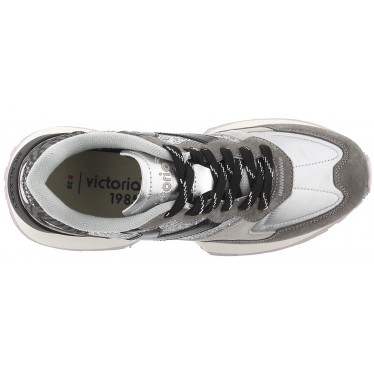 Deportivas Victoria 8807103 Rush Metal Glitter PLATA