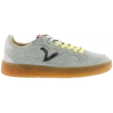 Deportiva para mujer Victoria 8806107 Smash Suede MENTA